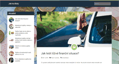 Desktop Screenshot of jak-na-dluhy.cz