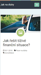 Mobile Screenshot of jak-na-dluhy.cz